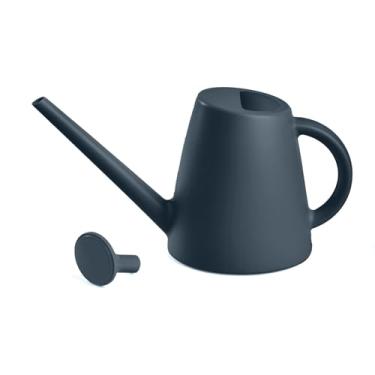 Imagem de VKPLITE Regador de plantas - plástico interno e externo - 1/2 galão - preto