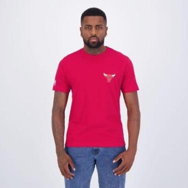 Imagem de Camiseta New Era NBA Chicago Bulls Core Logo Vermelha-Masculino
