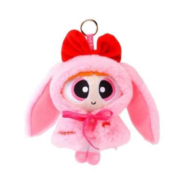 Imagem de Boneca De Pelúcia Anime Das Powerpuff Girls De 15cm Com Laço E Vestido
