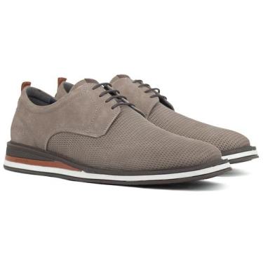 Imagem de Sapato Masculino Democrata Type Casual Cadarço Couro Legítimo Confortá