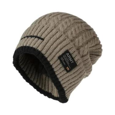 Imagem de Gorro De Inverno Tricotado Grosso Para Homens E Mulheres 2023, Boné Qu