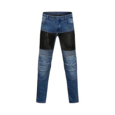 Imagem de Calças De Motocicleta Respiráveis Para Homens E Mulheres, Jeans Protet