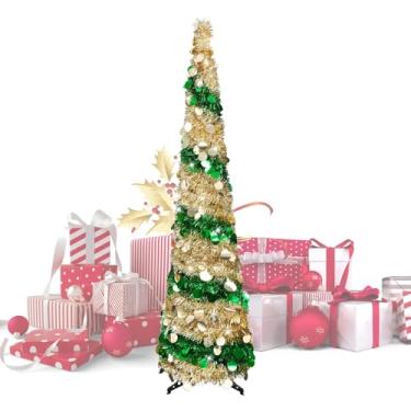 Imagem de Árvore de Natal artificial – Lápis para árvores de Natal, decoração de Natal para lareira interna, varanda, apartamento, escritório, carnaval, dia das mães