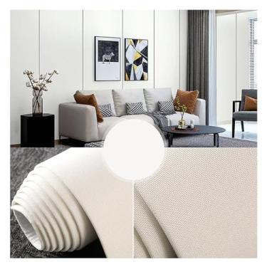 Imagem de Papel de parede de textura de linho autoadesivo à prova de som, painéis de parede 3D à prova d'água para decoração de sala de estar e quarto (cor: #2, tamanho: C 2,8 m x L 0,65 m)