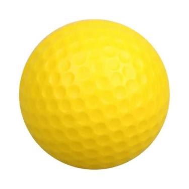 Imagem de Bolas De Golfe De Espuma PU Amarela, 10 Peças, Esponja Elástica Para T