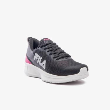 Imagem de Tênis Esportivo Feminino Fila Vector Preto/Rosa 1342566