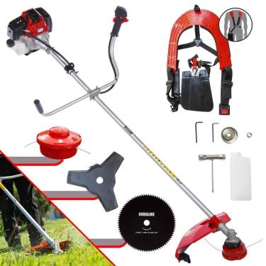 Imagem de Roçadeira Toyama Rt43l 2t 43cc + Carretel + Facas 3p + 80d