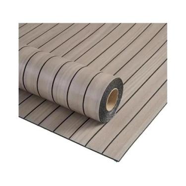 Imagem de Papel De Parede Removível À Prova d'Água Com Textura De Madeira Retro 