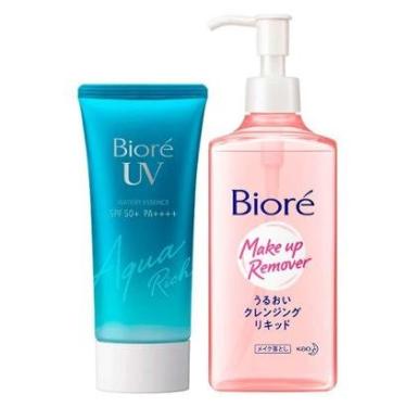 Imagem de Bioré Uv Kit Protetor Solar Aqua Rich + Demaquilante Facial Kit-Unissex