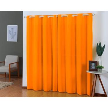 Imagem de Cortina Oxford Em Tecido Grosso 3,00 X 2,50 Sala Quarto Cozinha - FF E