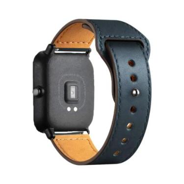 Imagem de Pulseira De Couro Amazfit 20mm/22mm Compatível Com GTS 4/3/2/2e/GTS2 M