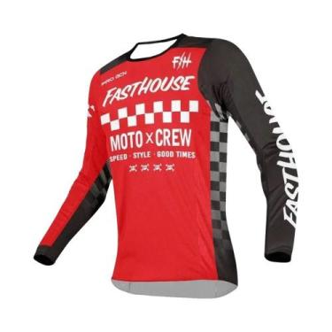 Imagem de Camisetas De Corrida Para Motocicleta De Secagem Rápida E Respiráveis 