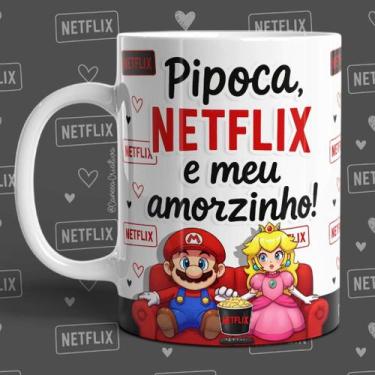 Imagem de Caneca Personalizada Vários Personagens Pipoca e Netflix dia dos Namor