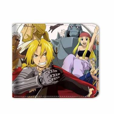 Imagem de Carteira Fullmetals Alchemists Anime Characters Slim BiFold - Yiweisai