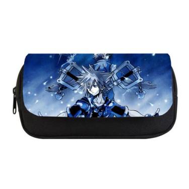 Imagem de Bolsa de lápis Kingdom Hearts Sora Anime Caixa de lápis impermeável - 