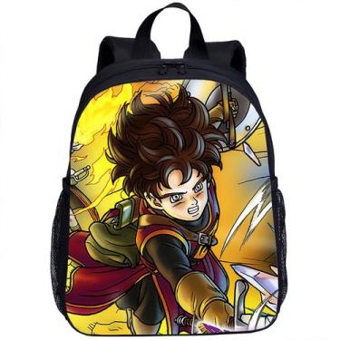Imagem de Mochila escolar Doragons Kuesutos Rotos Anime para crianças 24x12x33cm