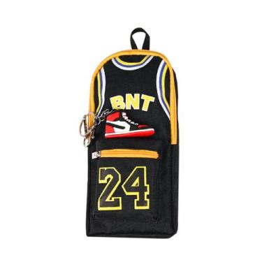 Imagem de Estojo para lápis Kobes Bryants Cartoon Anime, tela grande de 21 cm - 