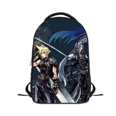 Imagem de Mochila escolar Finals Fantasy Kids em poliéster 3D - yiweisai