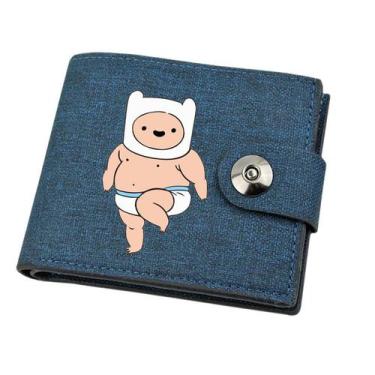 Imagem de Wallet Adventure Time com personagens de anime Finns e Jakes - Yiweisa