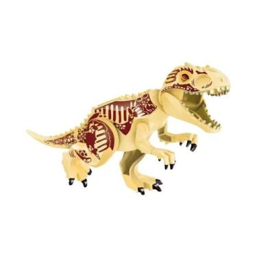 Imagem de Conjunto De Blocos De Montar De Dinossauros Jurássicos, Brinquedo De T