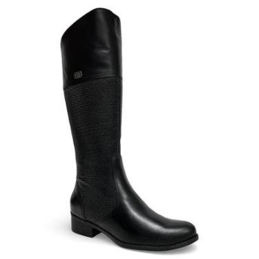 Imagem de Bota Bottero Cano Longo Salto Baixo 345809 Preto-Feminino