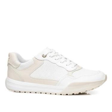 Imagem de Tênis Pegada Feminino em Couro Branco 213003-01-Feminino