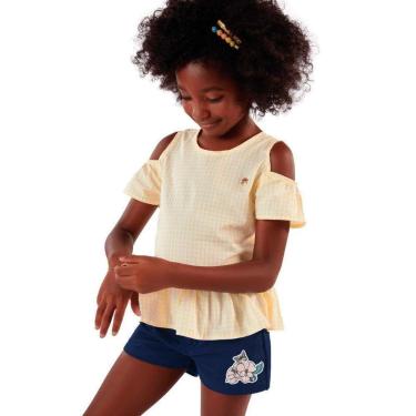 Imagem de Conjunto Mundi Tricoline Xadrez Vichy Infantil-Feminino