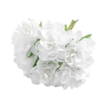 Imagem de Flores De Cravo Artificiais De 11CM, Conjunto Com 12 Peças Para Decora