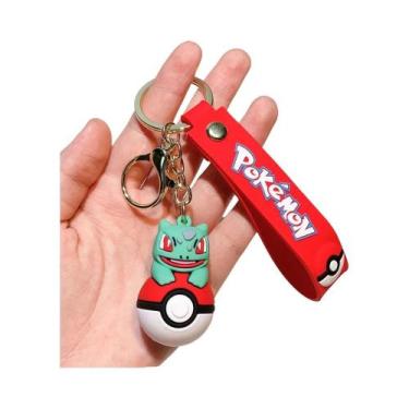 Imagem de Chaveiro De Silicone Pokémon Para Crianças: Pikachu, Charmander, Squir