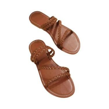 Imagem de Sandálias Femininas Elegantes Antiderrapantes De Dedo Aberto Confortáv
