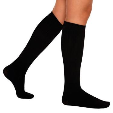 Imagem de Meia Kendall Care 3113 Alta Compressão - 3/4, Knd, Preto, GG