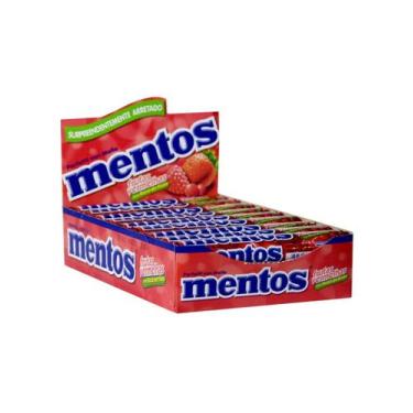 Imagem de Mentos Stick 38g Caixa com 16 Unidades, FRUTAS VERMELHAS