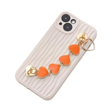 Imagem de Capa De Telefone Com Cadeia De Urso De Acrílico Colorido E Acessórios 