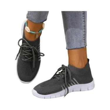 Imagem de Tênis Femininos De Verão Em Malha Respirável, Leves E Casuais, Confort