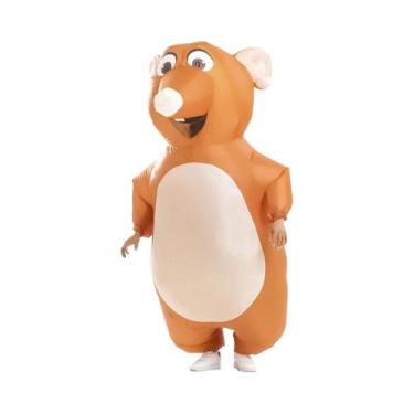 Imagem de Fantasia Inflável De Rato Para Adultos, Traje Engraçado Para Festas De