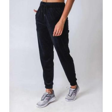 Imagem de Calça Jogger Plush Feminina Fitness Marisa Preto-49987, Preto, GG