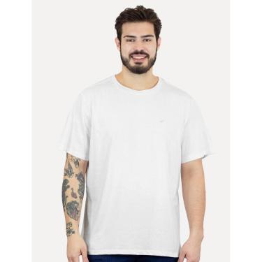 Imagem de Camiseta Ellus Masculina Cotton Fine Easa Duocolor Branca-Masculino