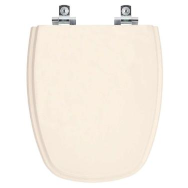 Imagem de Assento Sanitário com Fechamento Lento Monte Carlo Amendoa  para vaso Deca