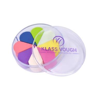 Imagem de Esponja para Corretivo e Base Queijinho Colors com 8 Unidades Klass Vo