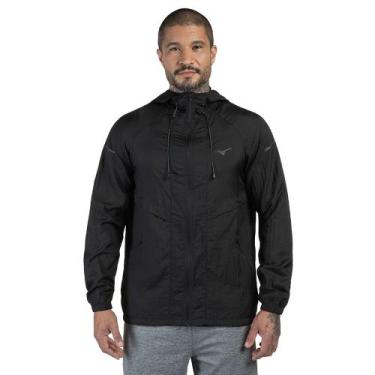 Imagem de Jaqueta de Corrida Masculina Mizuno High 2, Preto, M