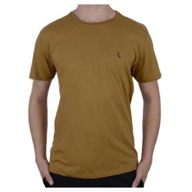Imagem de Camiseta Masculina MC Reserva Regular Marrom - 0098-Masculino