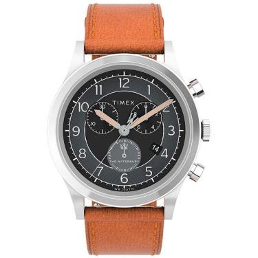 Imagem de Relógio Timex Cronógrafo Couro Waterbury Marrom TW2V73900M-Masculino