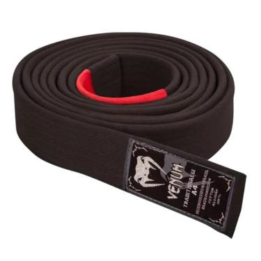 Imagem de Faixa de Jiu Jitsu Venum BJJ Belt - Preto-Unissex