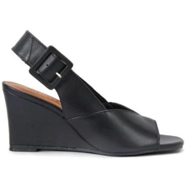 Imagem de Sandália Anabela Bottero Couro Atanado 375022 Feminino-Feminino