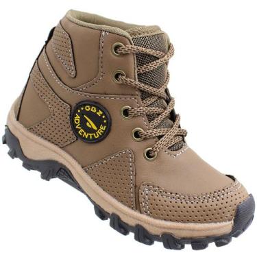 Imagem de Bota Infantil Gibizinho Adventure Masculina Whisky Coturno, Whisky, 32