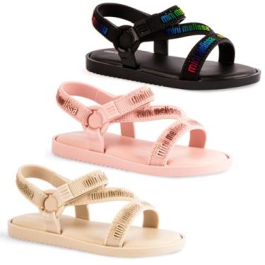 Imagem de Mini Melissa Stripes MLover Baby Original Menina 35955, Bege, 28