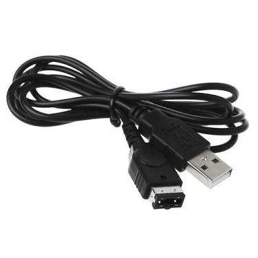Imagem de Cabo de carregamento USB Gameboy Advance SP 1,2 m preto - Gloome Store