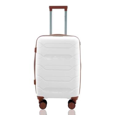 Imagem de Mala de Bordo 10kg Viagem Expansiva Rígida Polipropileno Cadeado TSA R