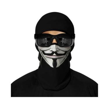 Imagem de Máscara De Ciclismo Masculina Com Estampa De Caveira Para Halloween, R