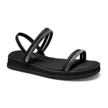 Imagem de Sandália Dakota Flatform Papete Com Brilho e Strass Feminina Y6963-Feminino